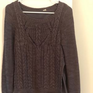 Anthropologie Sweater - Charcoal Gray